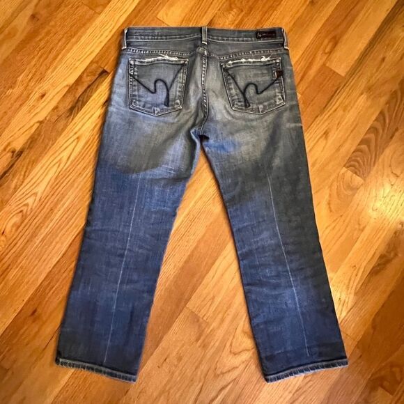 EUC Citizens of Humanity #063 Kelly Stretch Cropped Jeans Size 28 Waist - Picture 4 of 7